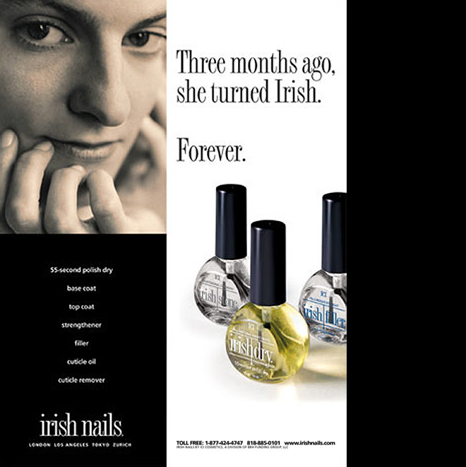 ICI Cosmetics - Irish Dry Ad