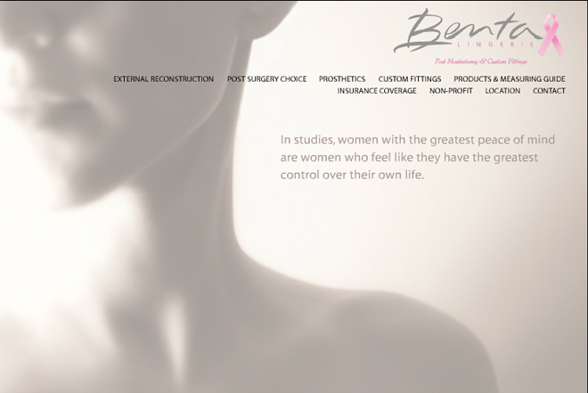 Benta Lingerie Website