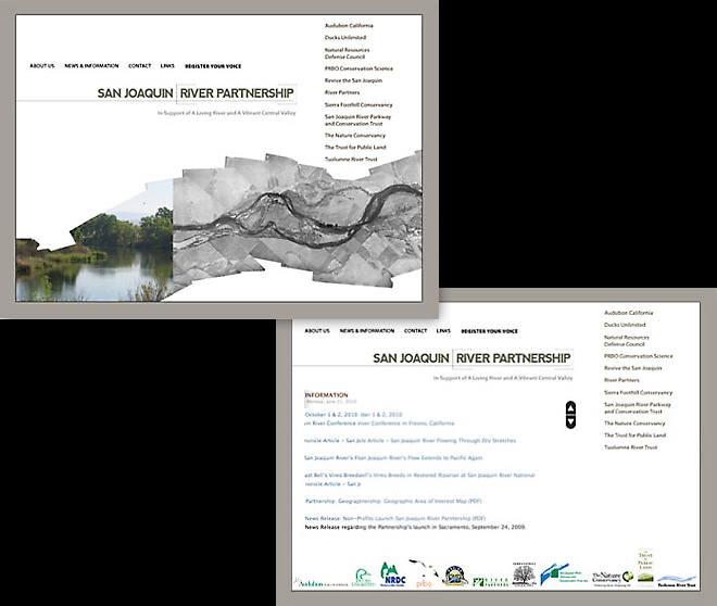 San Joaquin River Partnership Website